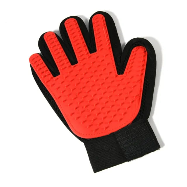 Silicon pet brush glove for pets