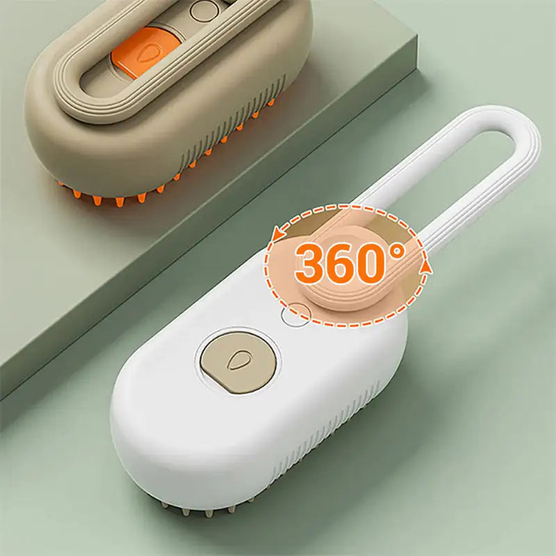 Steam brush for dogs and cats 3 in 1